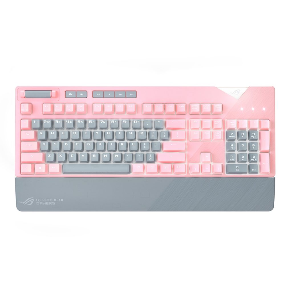 Keyboard ROG Strix Flare Pink (XA01) Bàn phím gaming của máy vi tính hiệu Asus ROG Strix Flare, màu Hồng