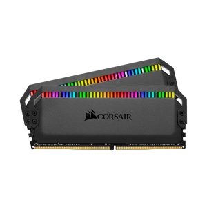 Corsair DOMINATOR PLATINUM RGB Black Heatspreader Desktop DDR4 8GBx2/3000Mhz
