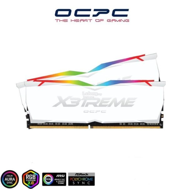 DDR4 X3treme Aura RGB 3200 C16 8G*2 White