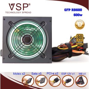 VSP 600W - LED RGB - Kèm Dây Nguồn - BH 36 tháng