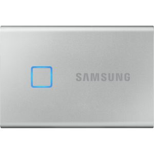 SSD SamSung T7 Touch 1TB / 2.5" USB -C , Silver , Up to 1,050MB/s