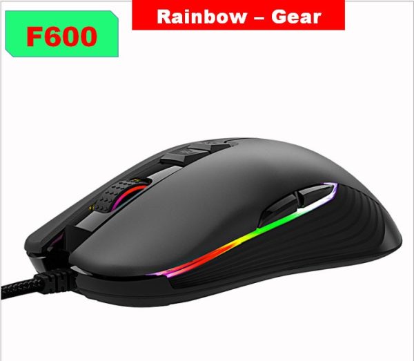 Chuột Gaming RAINBOW - GEAR F600 USB Led RGB