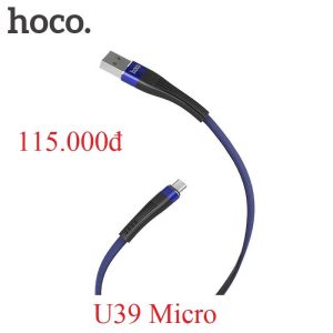 Cáp Hoco U39 Micro USB (Xanh)