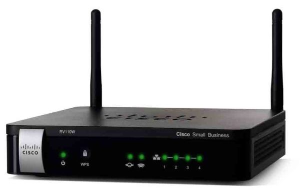 Thiết bị định tuyến tích hợp thu phát sóng không dây Cisco SB RV110W Wireless N VPN Firewall_RV110W