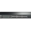 T2600G-28TS JetStream™ 24-port Pure-Gigabit L2+ Managed Switch, 24 10/100/1000Mbps RJ45 ports including 4 Gigabit SFP slots, Static Routing, support DHCP server, Port/Tag/Voice/Protocol-Based VLAN, Q-in-Q(Double VLAN), GVRP, STP/RSTP/MSTP, IGMP V1/V2/V3 Snooping, COS, DSCP, Rate Limiting, 802.1x, IEEE 802.3ad, L2/3/4 ACL, IP Clustering, Port Mirroring, IP Source Guard, SSL, SSH, CLI, SNMP, RMON, 1U 19-inch rack-mountable steel case Managed Switch JetStream™ L2+ 24 cổng Pure-Gigabit, 24 cổng RJ45 10/100/1000Mbps bao gồm 4 cổng SFP Gigabit, Định tuyến Tĩnh, hỗ trợ DHCP server, VLAN theo Cổng/Tag/Voice/Giao thức, Q-in-Q (Double VLAN), GVRP, STP/RSTP/MSTP, IGMP V1/V2/V3 Snooping, COS, DSCP, Giới hạn tốc độ, 802.1x, IEEE 802.3ad, L2/3/4 ACL, IP Clustering, Port Mirroring, IP Source Guard, SSL, SSH, CLI, SNMP, RMON, Vỏ thép, gắn tủ 19-inch 1U