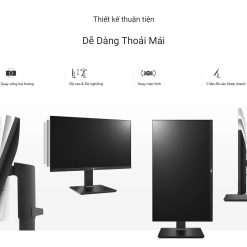 Màn hình vi tính LG 24" IPS 2K 75Hz 5ms - Chân đế linh hoạt - Ảnh 3