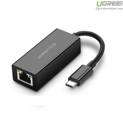 Bộ chuyển đổi USB Type-C sang LAN Gigabit 10/100/1000Mbps chính hãng Ugreen 50307
