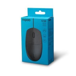 Chuột máy tính Rapoo N100 (Đen) - Ảnh 3