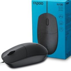 Chuột máy tính Rapoo N100 (Đen) - Ảnh 2