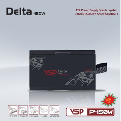Bộ nguồn VSP Delta P450W - Ảnh 3