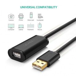 Cáp USB nối dài 15m có chíp khuếch đại chính hãng Ugreen 10323