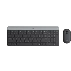 BỘ BÀN PHÍM-CHUỘT(M&KB) LOGITECH MK470 SLIM WIRELESS/ĐEN (GRAPHITE) (920-009182)