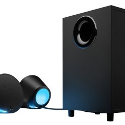 Loa vi tính G560 LOA CHƠI GAME MÁY TÍNH RGB LIGHTSYNC ÂM THANH NỔI DTS:X ULTRA Tổng watt (cực đại): 240W LOGITECH GAMING SOFTWARE