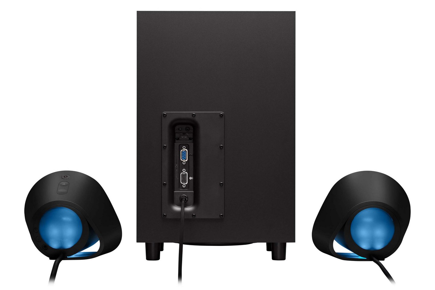 Loa vi tính G560 LOA CHƠI GAME MÁY TÍNH RGB LIGHTSYNC ÂM THANH NỔI DTS:X ULTRA Tổng watt (cực đại): 240W LOGITECH GAMING SOFTWARE - Ảnh 3