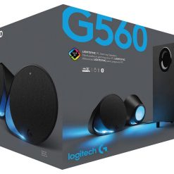 Loa vi tính G560 LOA CHƠI GAME MÁY TÍNH RGB LIGHTSYNC ÂM THANH NỔI DTS:X ULTRA Tổng watt (cực đại): 240W LOGITECH GAMING SOFTWARE - Ảnh 2