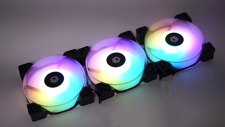 BỘ FAN CASE ID-COOLING DF-12025-ARGB TRIO SNOW 3pcs Pack - Ảnh 3