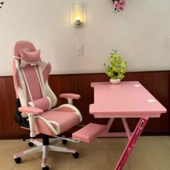 Ghế gaming GT2022 hồng - Ảnh 3
