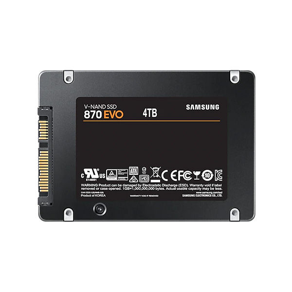 SSD SamSung 870 EVO 4TB / 2.5" SATA III / 3 bit MLC NAND / Read up to 550MB/s - Write up to 520MB/s / Up to 98K/90K IOPS / 2400TBW - Ảnh 2