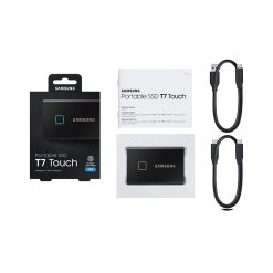 SSD SamSung T7 Touch 1TB / 2.5" USB -C, Black , Up to 1,050MB/s - Ảnh 2