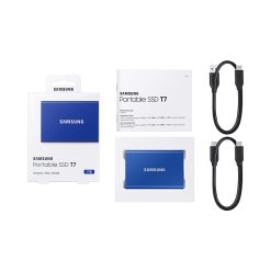 Ổ cứng gắn ngoài Samsung SSD T7 Portable 1TB Blue(MU-PC1T0H/WW) - Ảnh 2