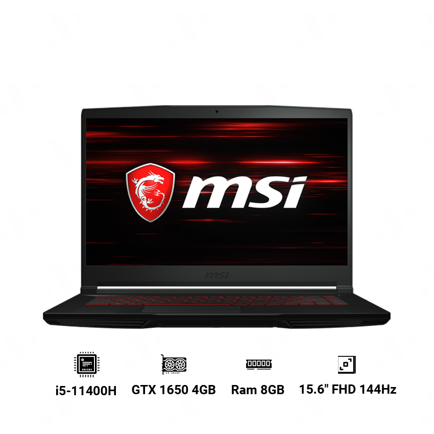 Laptop MSI Gaming GF63 Thin 11SC-664VN i5 11400H/8GB/512GB/15.6"FHD/GeForce GTX 1650 4GB/Win 11