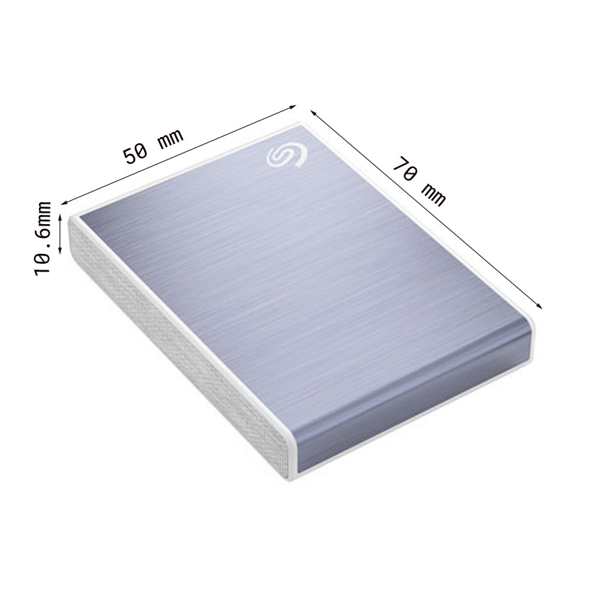 Ổ CỨNG DI ĐỘNG (EXTERNAL SSD) SEAGATE ONE TOUCH SSD 500GB USB-C- XANH (BLUE) (STKG500402) - Ảnh 2