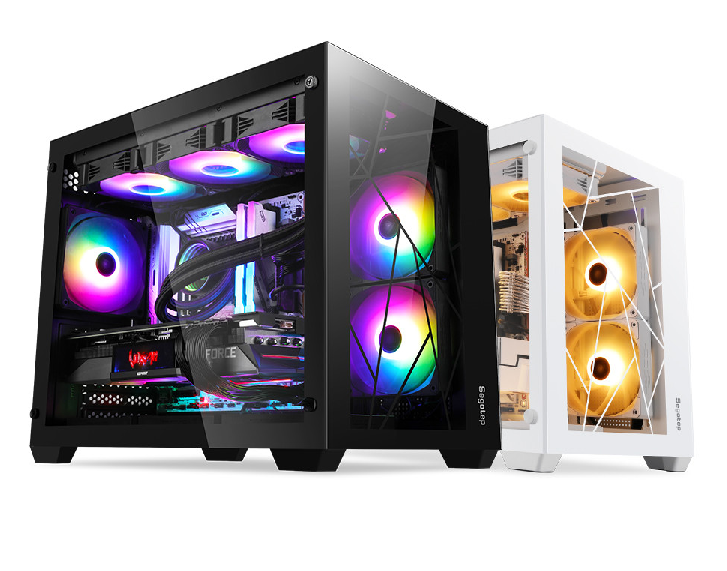 Segotep Lumi II White - vỏ case máy tính bán tại Tawin Cà Mau