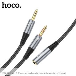 Cáp chia 2 đầu Hoco UPA21 từ 1 thành 2 giắc cắm tròn 3.5mm - Ảnh 3