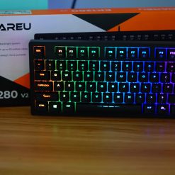 Bàn phím máy tính DAREU EK1280 v2 Black RGB_Red switch - Ảnh 4