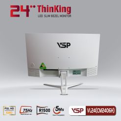 Màn hình VSP 24" VL24(CM2406H) Màn Cong Full Viền 75hz Trắng - Ảnh 3