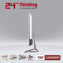 Màn hình VSP 24" VL24(CM2406H) Màn Cong Full Viền 75hz Trắng - Ảnh 4