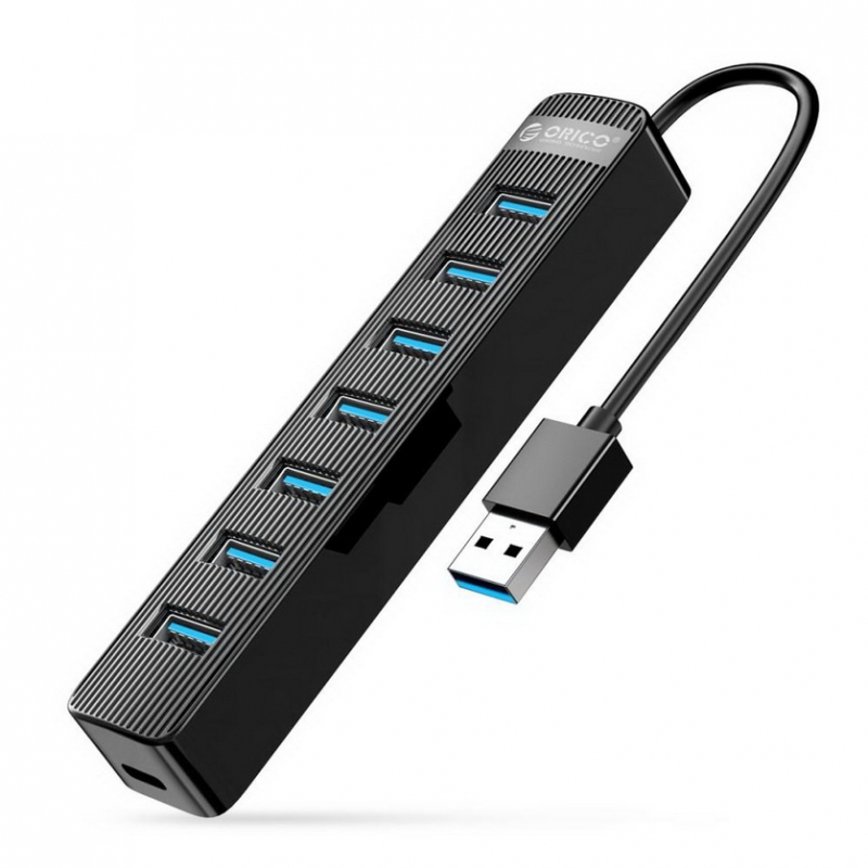 Bộ chia USB 7 cổng USB 3.0 Orico TWU3-7A-BK