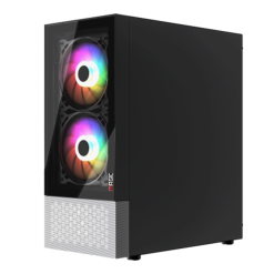 Case MAGIC GM-04 BLack and White (Sẵn 3 FAN) (ATX) - Ảnh 3