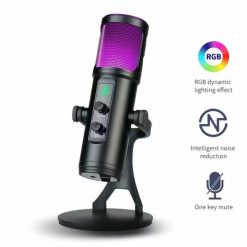 Micro Thu Âm Livestream Kèm Đèn RGB ZX-776