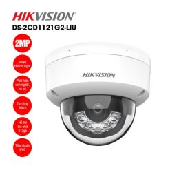 Camera IP 2MP bán cầu, có Mic, ánh sáng trắng HIKVISION DS-2CD1121G2-LIU