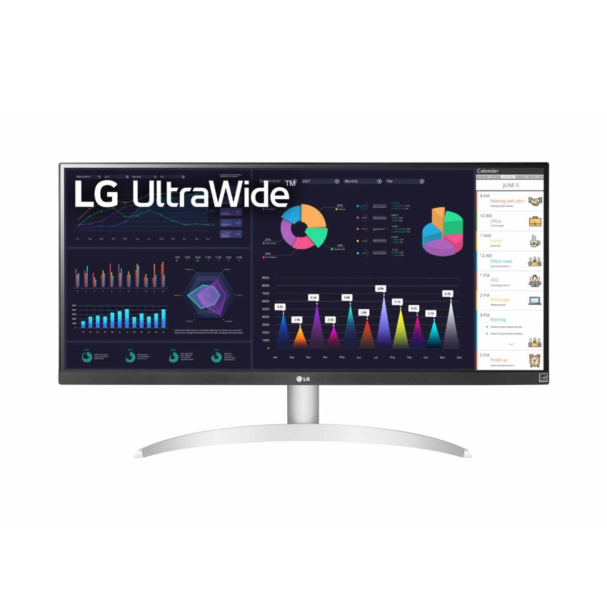 Màn Hình LG UltraWide 29WQ600-W (29.0 inch - UWHD - IPS - 100Hz - 1ms - USB TypeC - FreeSync - HDR10 - Speaker
