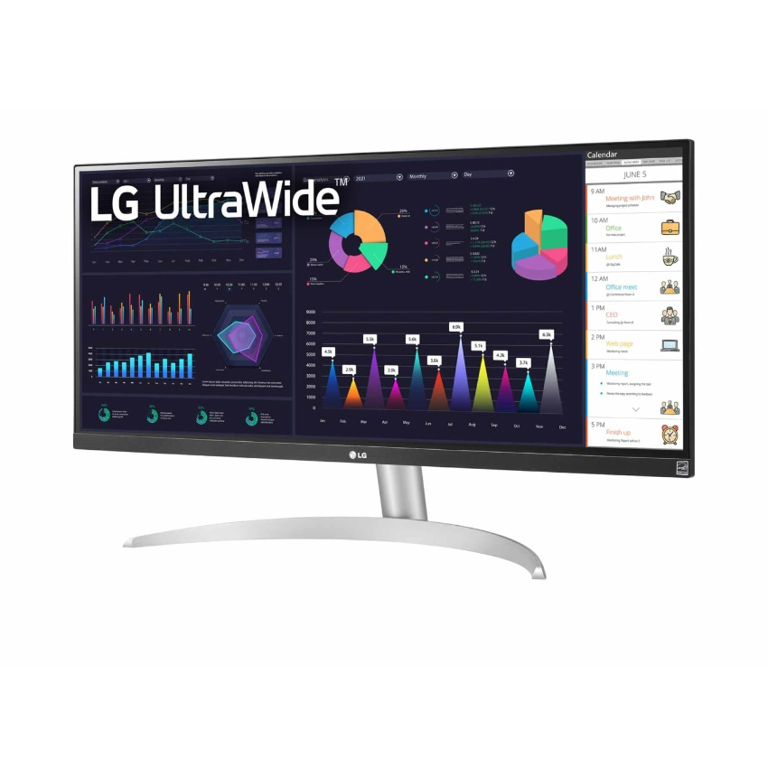 Màn Hình LG UltraWide 29WQ600-W (29.0 inch - UWHD - IPS - 100Hz - 1ms - USB TypeC - FreeSync - HDR10 - Speaker - Ảnh 3