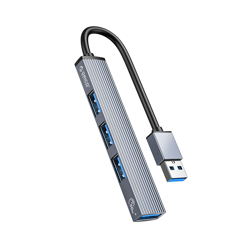 Bộ chia USB HUB 4 cổng ORICO AH-A13-GY-BP