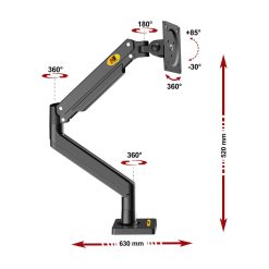 Giá Treo Màn Hình (Arm) Gắn bàn NB G45 22" - 40" - Ảnh 4