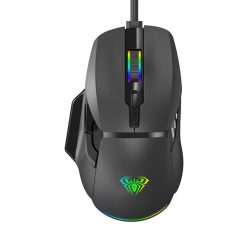 Chuột gaming có dây Aula F815 (Usb/Rgb/Đen)