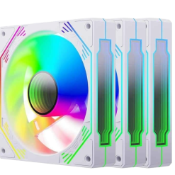 Quạt Tản Nhiệt Led RGB Pro F3 white