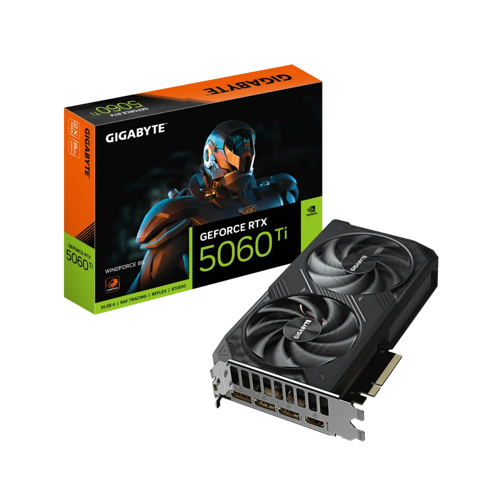 VGA Gigabyte RTX 5060 Ti Windforce 8GB GDDR7 (GV-N506TWF2-8GD)