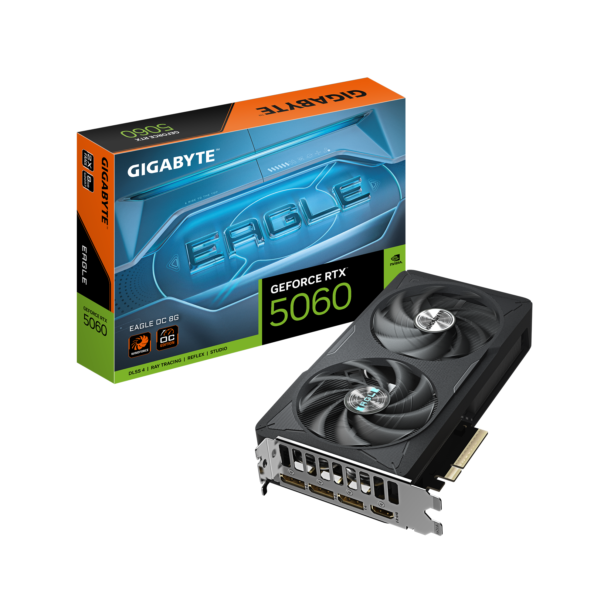 Card màn hình Gigabyte RTX 5060 EAGLE OC-8GD (GV-N5060EAGLE OC-8GD)