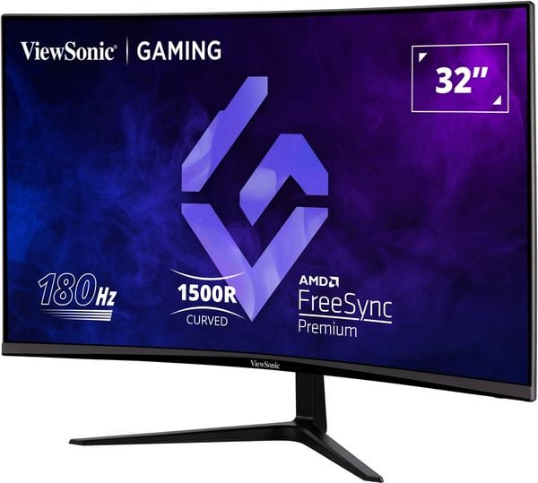 Màn hình LCD VIEWSONIC 32inch VX3218-PC-MHD FHD VA 180HZ HDMI, Displayport CONG - mặt trước