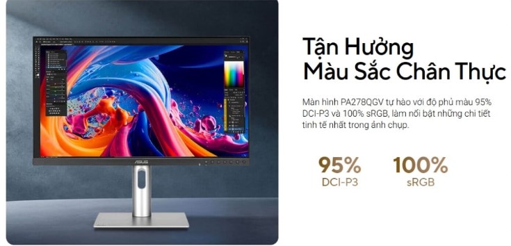 Màn hình ASUS ProArt PA278QGV 27" IPS 2K 120Hz