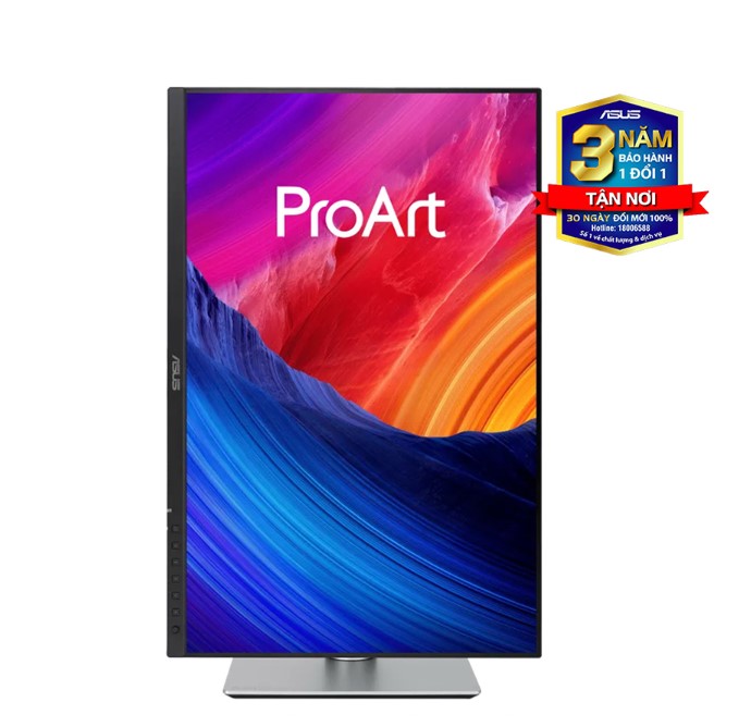 Màn Hình Đồ Họa ASUS ProArt PA248QFV (LCD) 24.1"/FHD/IPS/DP/HDMI/USB HUB/SPEAKER/100Hz/5ms/ĐEN - mặt trước