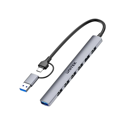 Hub USB/Type C (7 cổng) qua USB 3.0 Unitek H1209AGY01