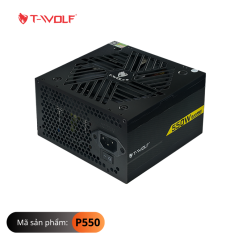 Nguồn CST T-WOLF TW-P550 (550w) 80 Plus - mặt trước