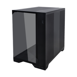 Vỏ case máy tính Lian Li O11 VISION COMPACT Black - O11VPX - mặt trước