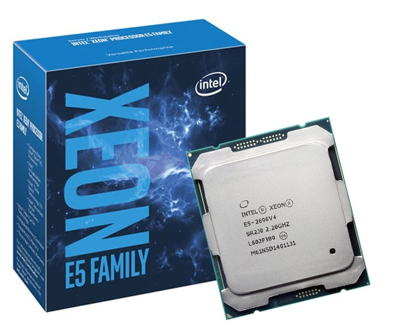 CPU Intel Xeon 2696v4 - mặt trước